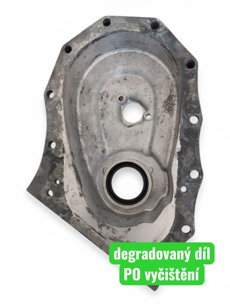 čištění motoru hasičské techniky, čerpadlo