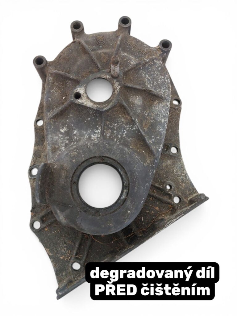 čištění motoru hasičské techniky, čerpadlo
